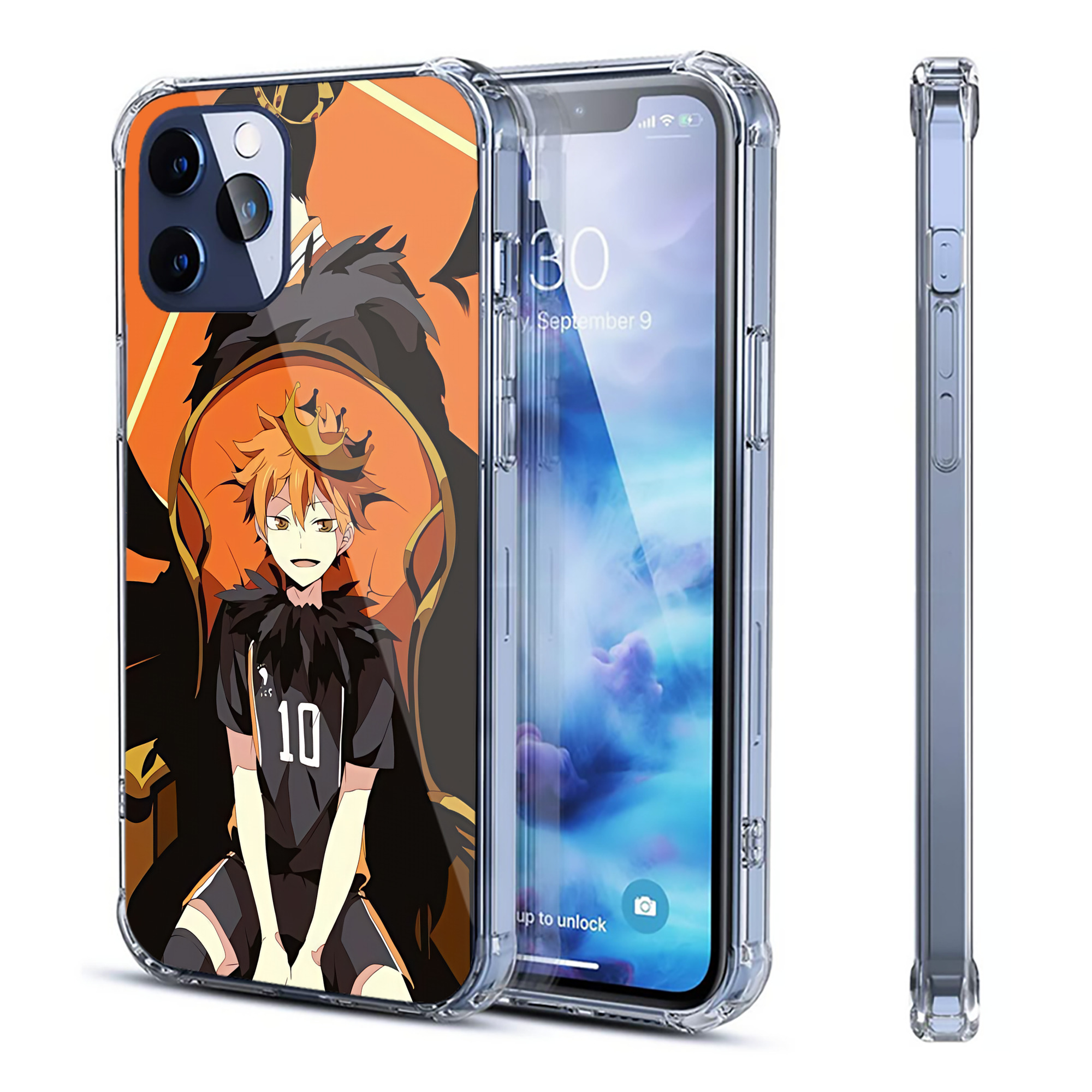 （画像用） ハイキュー!! Haikyu!! 【iPhone 12シリーズ対応】透明スマホケース（クリアソフトケース）